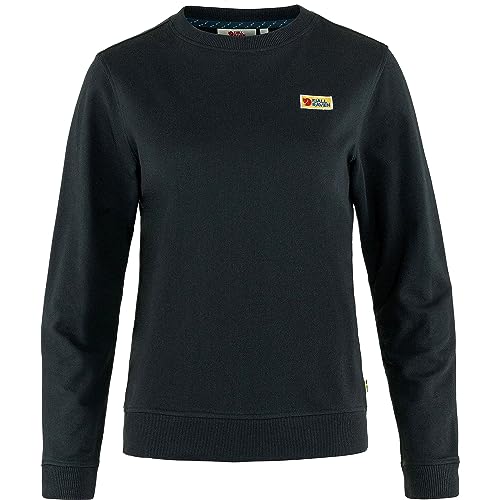 Fjallraven 87075-550 Vardag Sweater W Sweatshirt Damen Black Größe L von Fjallraven