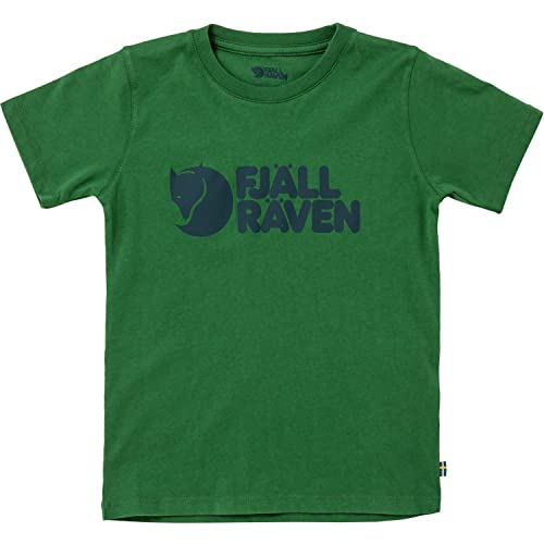 Fjallraven 80538-678 Kids Logo T-Shirt T-Shirt Unisex Kids Palm Green Größe 140 von Fjallraven