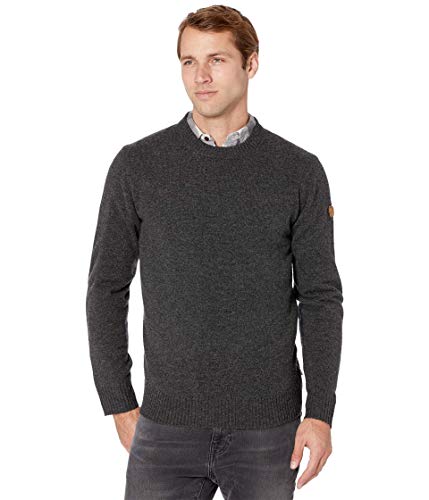 Fjallraven Herren Övik ronde hals sweater m Sweatshirt, Dark Grey, XL EU von Fjäll Räven