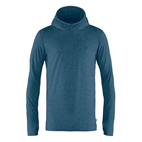 Fjallraven 87199-534 Abisko Sun-Hoodie M T-Shirt Herren Indigo Blue Größe XL von Fjallraven