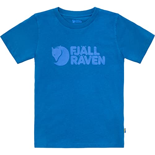 Fjallraven 80538-538 Kids Logo T-Shirt T-Shirt Unisex Kids Alpine Blue Größe 140 von Fjallraven