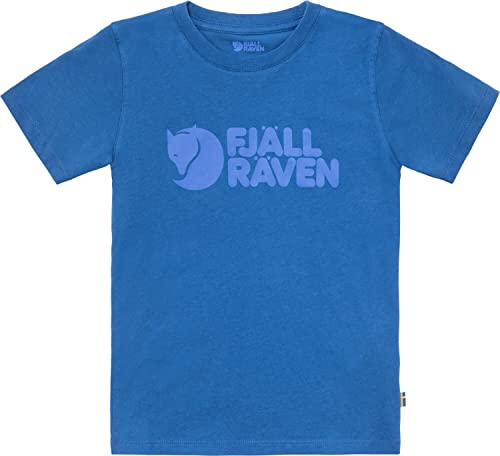 Fjällräven Kinder Kids Logo T-Shirt, Alpine Blue, 110 von Fjällräven