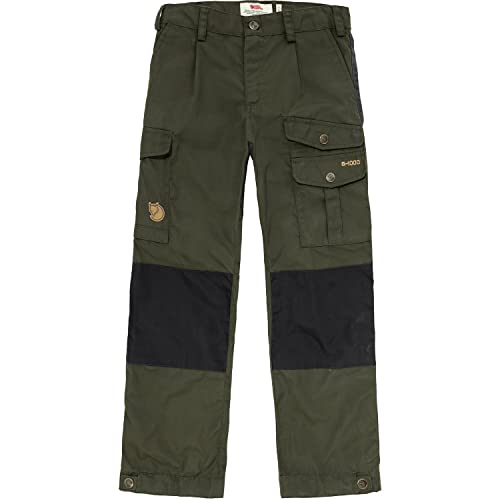 Fjallraven Unisex Baby Kids Vidda Trousers hose, Dunkles Waldgrün, 158 EU von Fjallraven