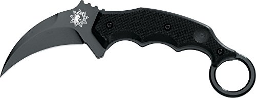 FKMD Erwachsene Messer Kuku Hanuman Karambit Black, schwarz, 21cm von FKMD