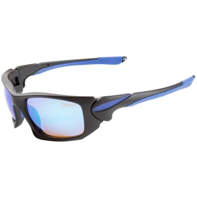 FLADEN Sonnenbrille, polarisiert, Black blue frame, blue mirror lens von FLADEN