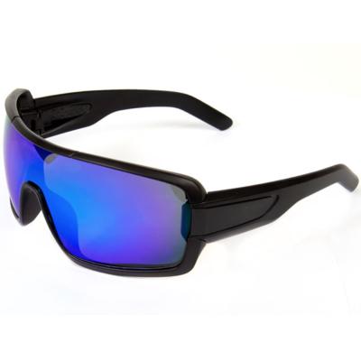 FLADEN Sonnenbrille, polarisiert, Goggle black frame blue lens von FLADEN