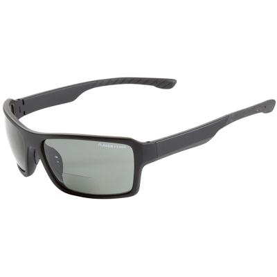 FLADEN Sonnenbrille, polarisiert, bifocal +2.00 black frame grey lens von FLADEN