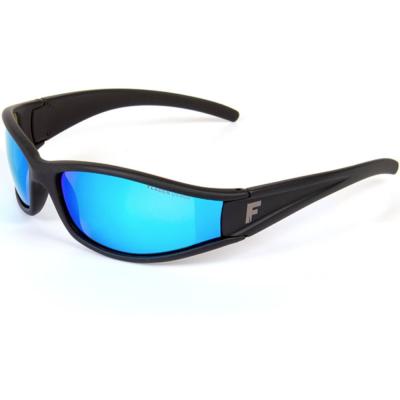 FLADEN Sonnenbrille, polarisiert, matt black frame blue lens von FLADEN