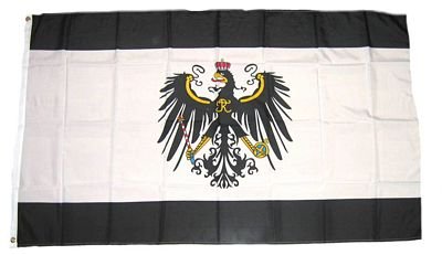 Flagge Fahne Königreich Preußen 90 x 150 cm FLAGGENMAE® von FLAGGENMAE