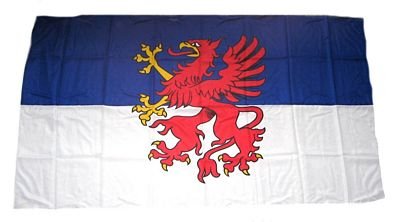 Flagge Fahne Pommern 30 x 45 cm FLAGGENMAE® von FLAGGENMAE