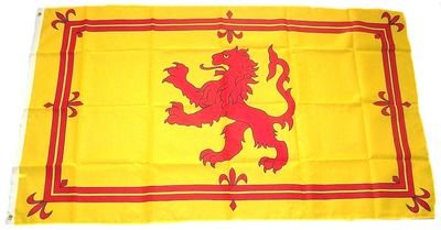 Flagge Fahne Schottland Royal Wappen 90 x 150 cm FLAGGENMAE® von FLAGGENMAE