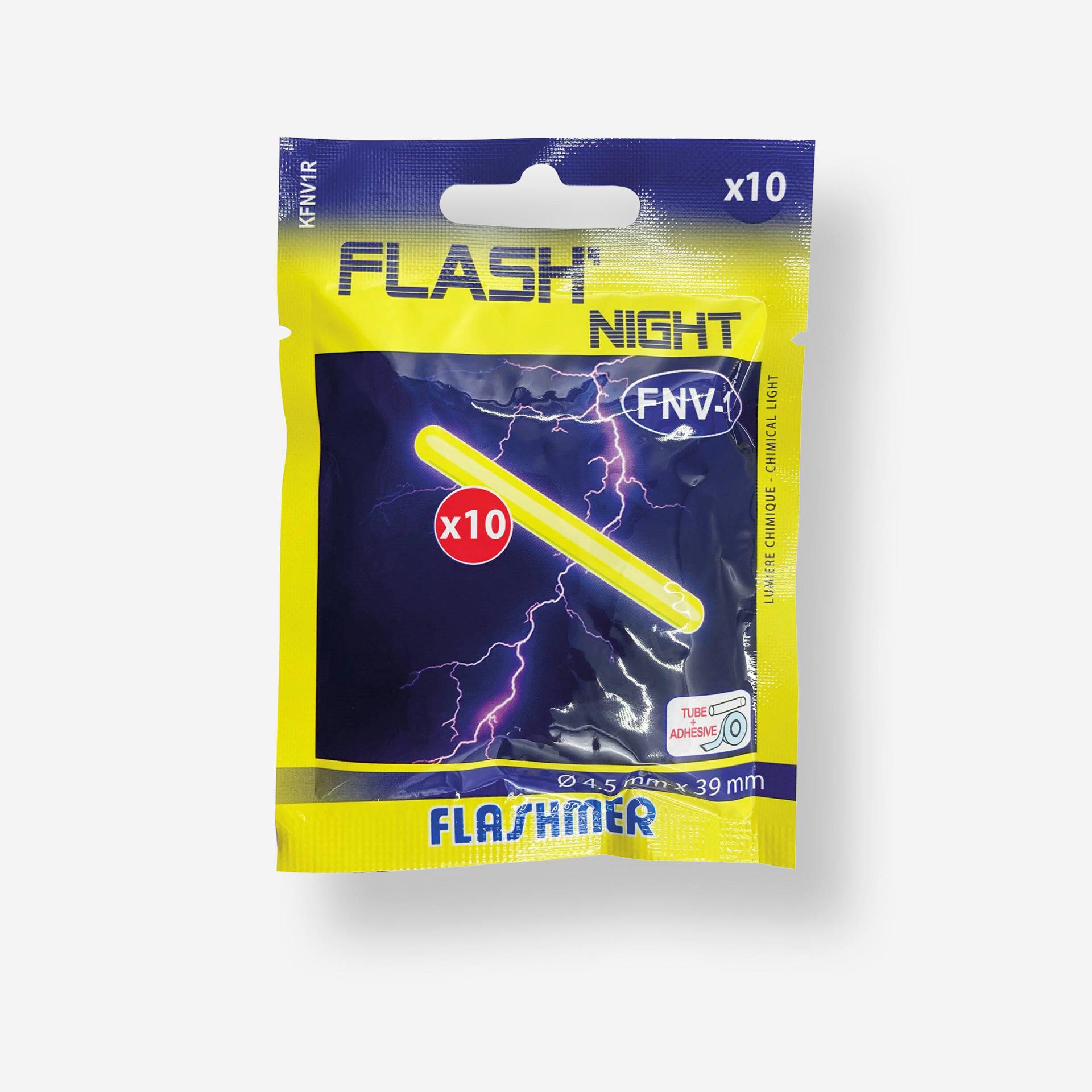 Knicklicht Flash Night T1 4,5 × 39 mm 10 Stk. von FLASHMER