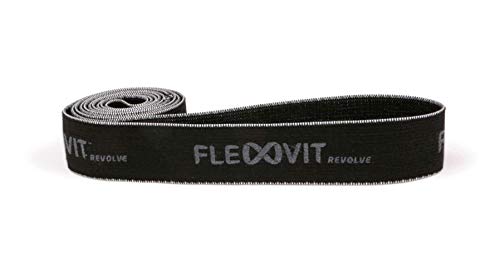 FLEXVIT Revolve Fitnessband Professional (Schwarz) - Fitnessbänder für effektives Ganzkörpertraining, HIT, Koordination, Stabilisierung und Sprungkraft, 4 Stärken, Anfänger und Profis, Waschbar von FLEXVIT