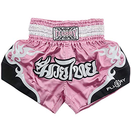FLUORY Muay Thai Shorts, reißfeste Boxshorts MMA Fight Kick Kleidung für Männer Frauen Kinder Kampfsport Training Grappling von FLUORY