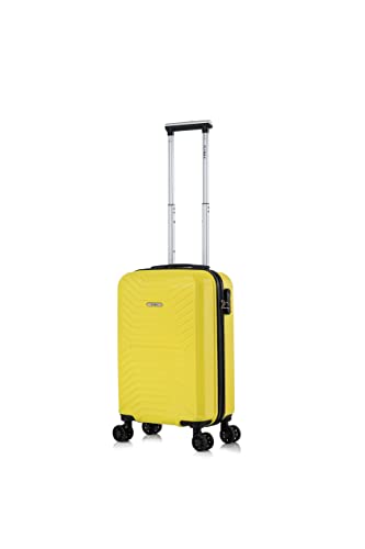 FLYMAX 55x35x20 4 Wheel Super Lightweight Cabin Luggage Suitcase Hand Carry on Flight Travel Bags Approved On Board Fits Flybe Easyjet Ryanair Jet 7 von FLYMAX
