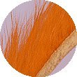 FM Zonker Strips - Hase - Farbe Fluo-Orange - 4 mm breit von FM