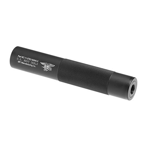 FMA Schalldämpfer Navy Seals Silencer 198x35mm CW/CCW Schwarz für Softair von FMA