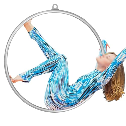FNEDYHK Aerial Lyra Hoop, Aerial Hoop Set, Fitnessgeräte, Edelstahl, Yoga Hoop, Zirkus, Aerial Equipment Für Akrobatik-Performance,85cm von FNEDYHK