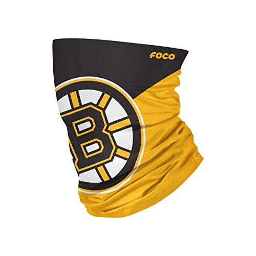FOCO Boston Bruins NHL Schal, großes Logo, Größe L von FOCO