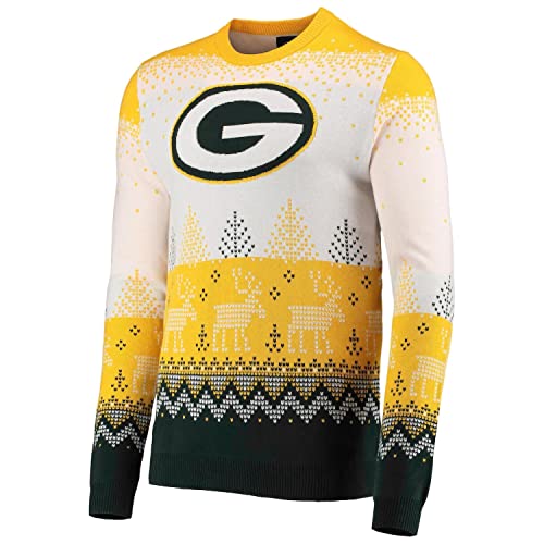 FOCO NFL Ugly Sweater Xmas Strick Pullover Green Bay Packers - XX von FOCO