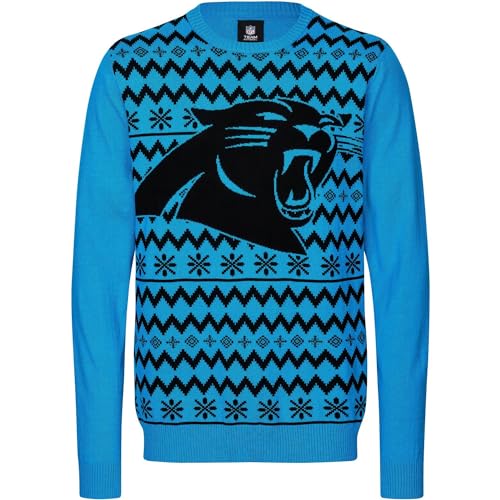 FOCO NFL Winter Sweater Strick Pullover Carolina Panthers - M von FOCO