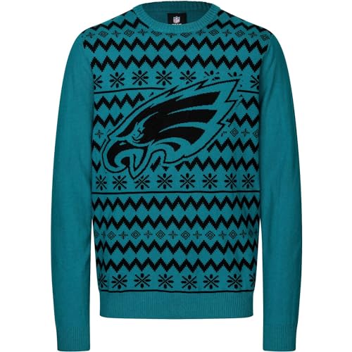 FOCO NFL Winter Sweater Strick Pullover Philadelphia Eagles - M von FOCO