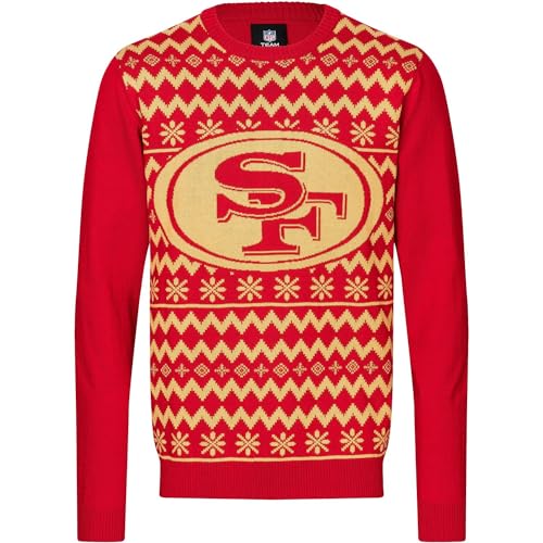 FOCO NFL Winter Sweater Strick Pullover San Francisco 49ers - XXL von FOCO