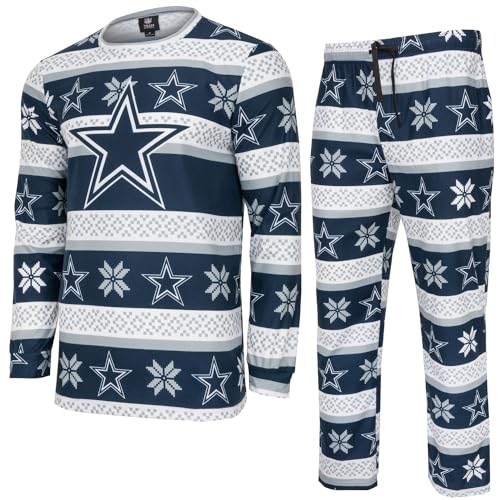FOCO NFL Winter Xmas Pyjama Schlafanzug Dallas Cowboys - L von FOCO