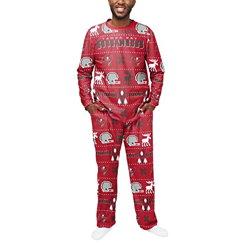 FOCO NFL Winter Xmas Pyjama Schlafanzug Tampa Bay Buccaneers - XX von FOCO