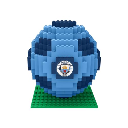 FOCO Offizielles Lizenzprodukt Manchester City FC BRXLZ XL-Steine 3D-Fußball-Aufbau BAU-Set von FOCO