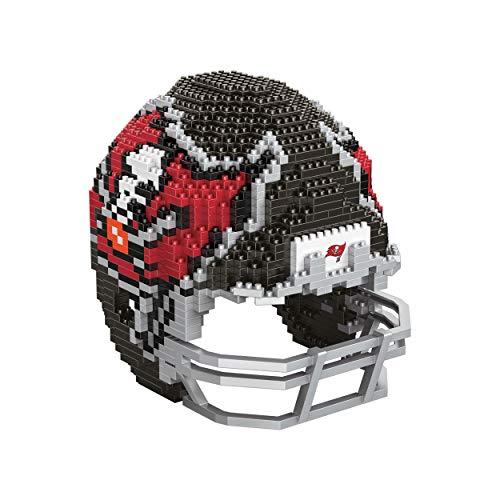 FOCO Offizielles Lizenzprodukt NFL BRXLZ-Steine 3D-Replik-Helm BAU-Set (Tampa Bay Buccaneers) von FOCO