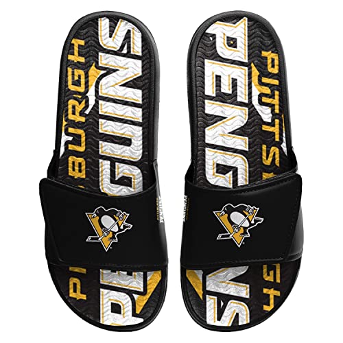 FOCO Pittsburgh Penguins Badelatschen NHL Gel Sport Slides - 48/4 von FOCO