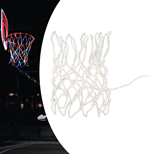 FOLOSAFENAR LED-Basketball Netz, Verstellbare Fernbedienung LED-Basketball-Hoop-Licht mit CR2025 Knopf Zelle, wasserdichte Basketball-Felgen Leuchten, für Spielen Basketball Im Freien bei Nacht von FOLOSAFENAR