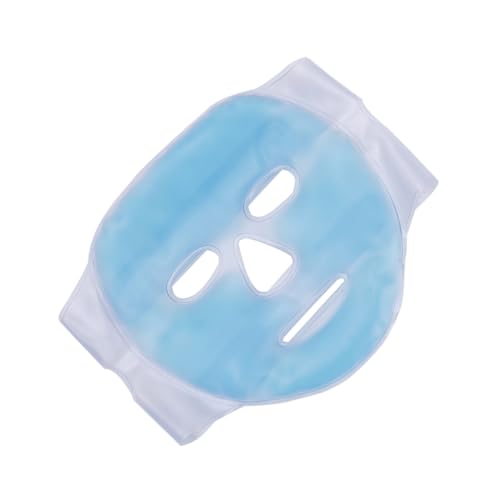 FOMIYES 1Stk Schutzmaske stress abbauen bläulich Reusable Mask bluetii blueriiot Blue Color Eis Gesicht Perlen Maskera PVC-Maske heiße und kalte Kompresse Gel Augenbinde von FOMIYES