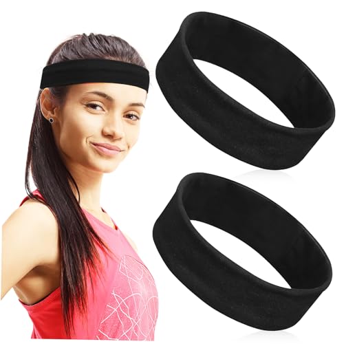 FOMIYES 2 STK Yoga-Stirnband Elastisches Stirnband Fitness-zubehã¶r Lauf-Stirnband Sport-Stirnband Workout-Stirnband Fitnessstudio-Stirnband einfach Schweißband Kopfbedeckung Damen Stoff von FOMIYES