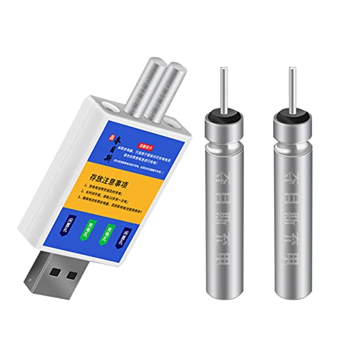 Batterie Ladegerät für Led Posen Angeln mit Zwei Stabbatterie Typ CR425 Und Einem Ladegerä (USB-Laden) von FONDUO
