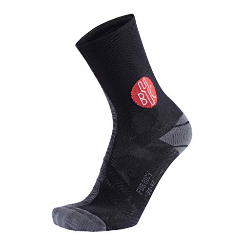 BYC FOR.BICY S100108-G618 HARLEQUIN Socks Herren Anthracite Mel/Black Größe 39/42 von BYC FOR.BICY