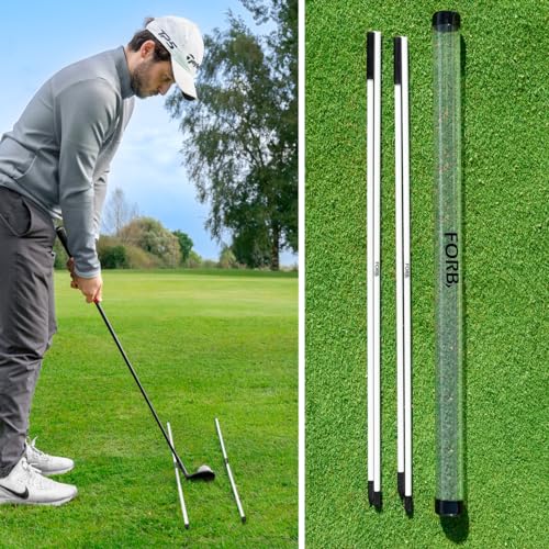 FORB Golf Ausrichtungsstäbe – Paar Ausrichtungsstäbe | Extrem langlebiges Fiberglas-Golftraining von FORB