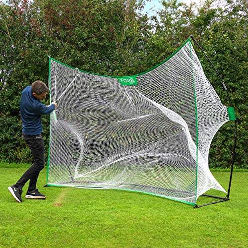FORB Profi Pop-Up Golf Netz - jetzt können Sie Ihr Golf Training zuhause Machen mit diesem Golfnetz Übungsnetz - in 2 Größen erhältlich (2,4m x 2,4m) von FORB