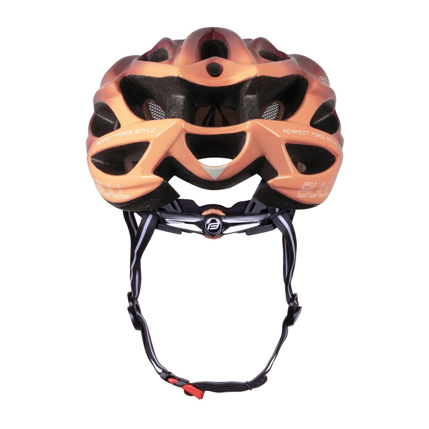 FORCE Fahrradhelm Helm FORCE BULL HUE purple-apricot L-XL von FORCE