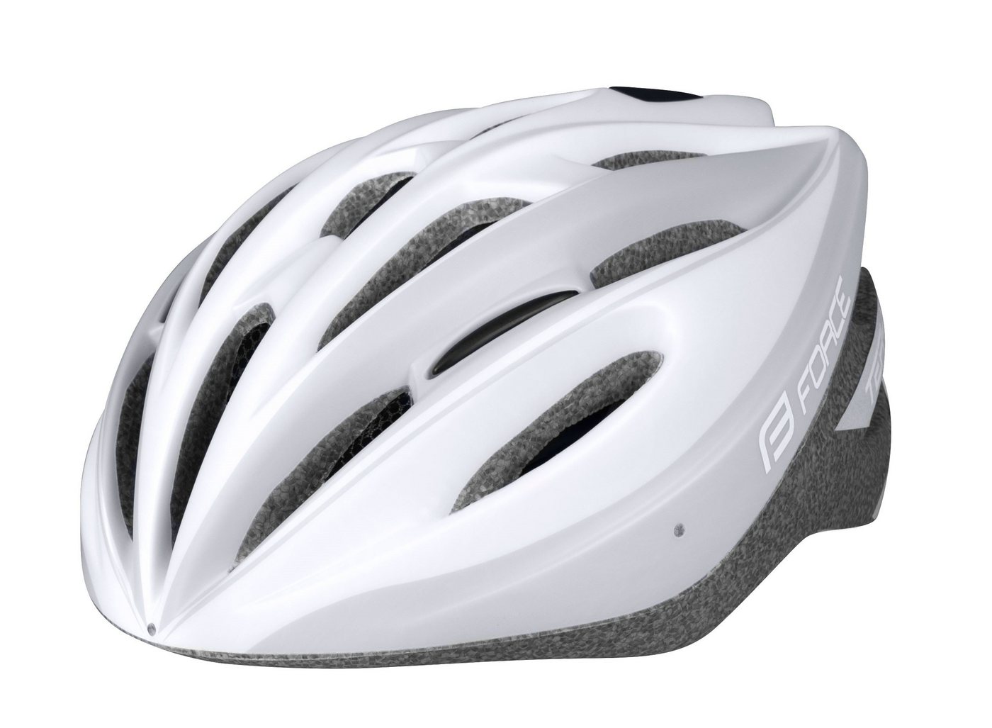 FORCE Fahrradhelm Helm FORCE TERY white-grey S - M von FORCE