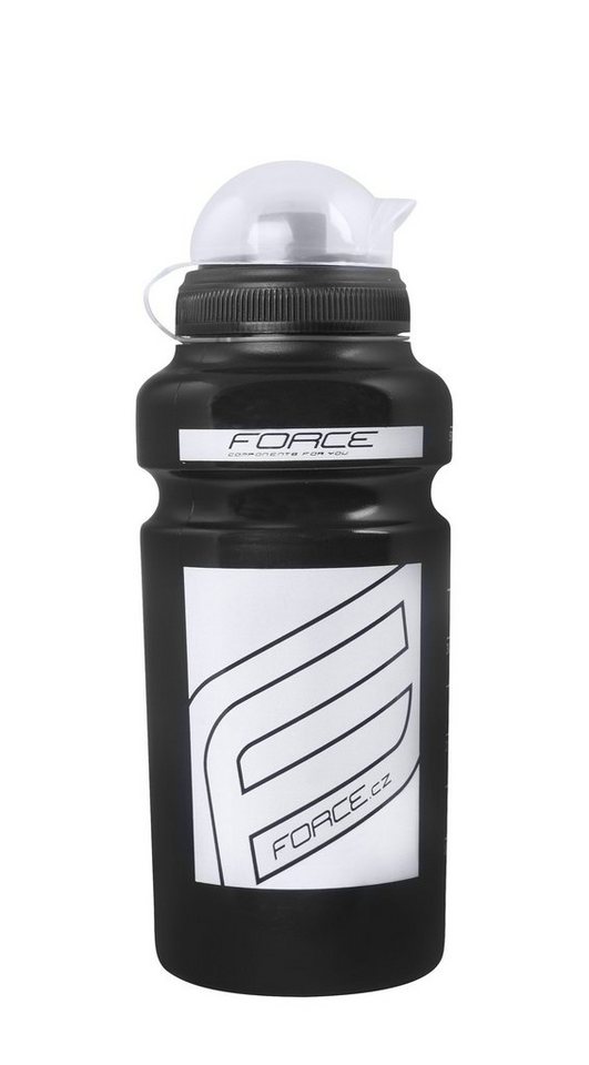 FORCE Trinkflasche Flasche FORCE "F" 0.5 l. schwarz/weiss von FORCE