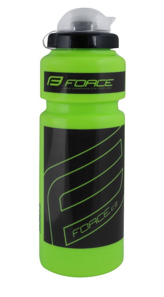 FORCE Trinkflasche Flasche FORCE F" 0.75 l grün/schwarzer Aufdruck" von FORCE