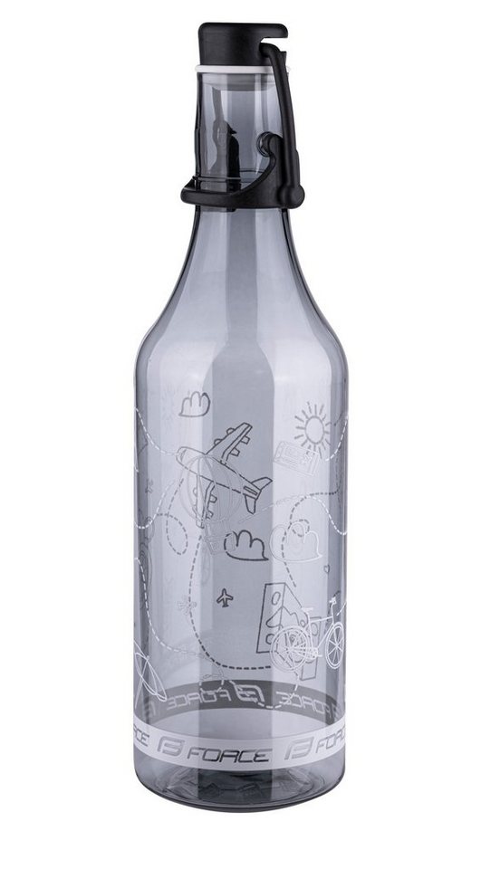 FORCE Trinkflasche Flasche FORCE FLASK 0,5 l transparent smokey von FORCE