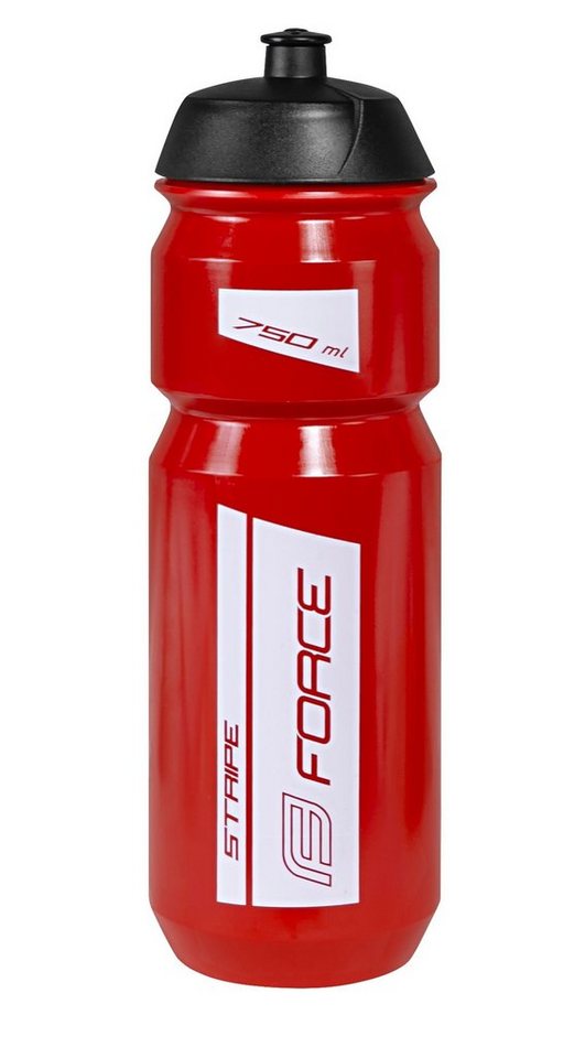FORCE Trinkflasche Flasche FORCE STRIPE 0,75 l rot von FORCE