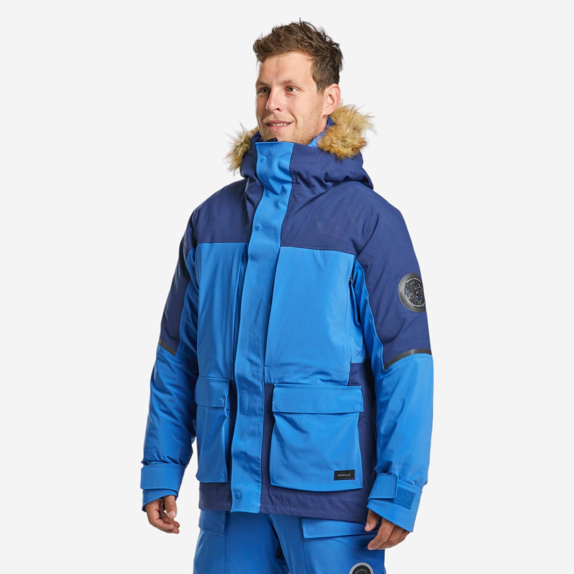 3-in-1-Jacke Parka Herren Schnee wasserdicht - Trekking Arctic 900 von FORCLAZ