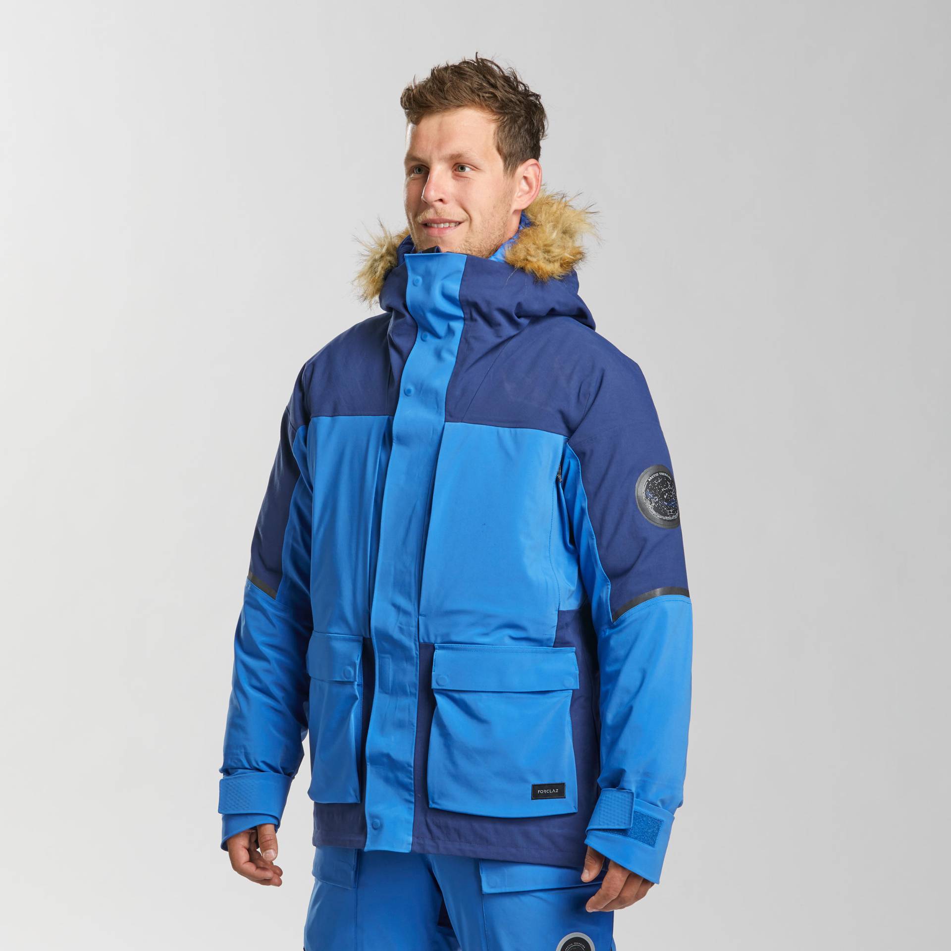 3-in-1-Jacke Parka Herren Schnee wasserdicht - Trekking Arctic 900 von FORCLAZ