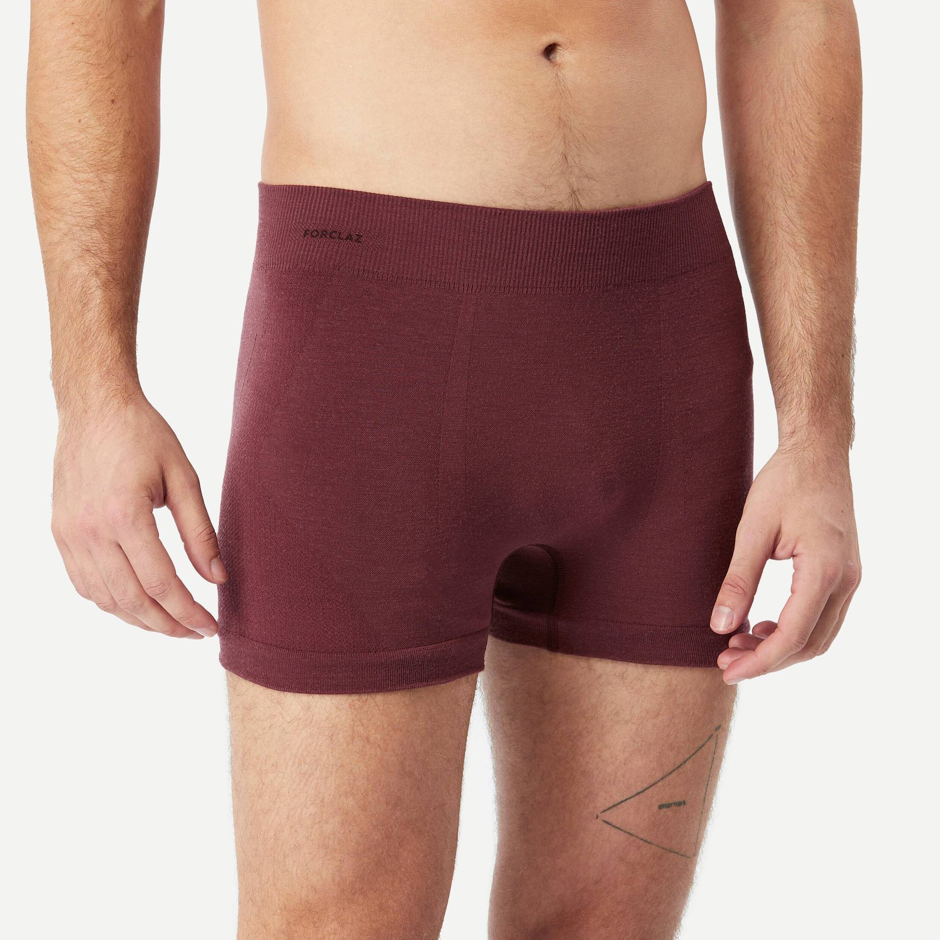 Boxershort Herren Merinowolle Trekking - MT900 von FORCLAZ