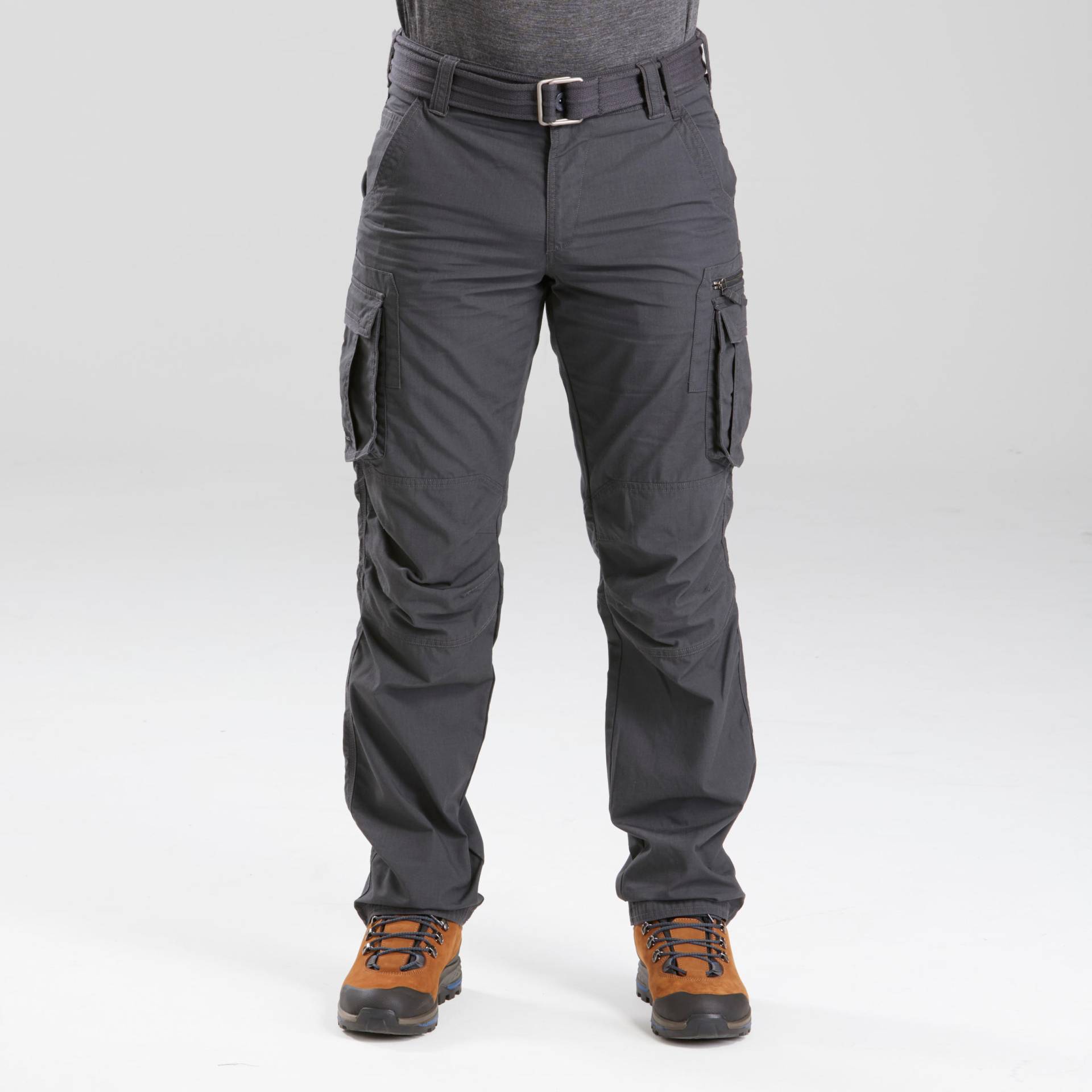 Cargohose Herren Backpacking - Travel 500 grau von FORCLAZ