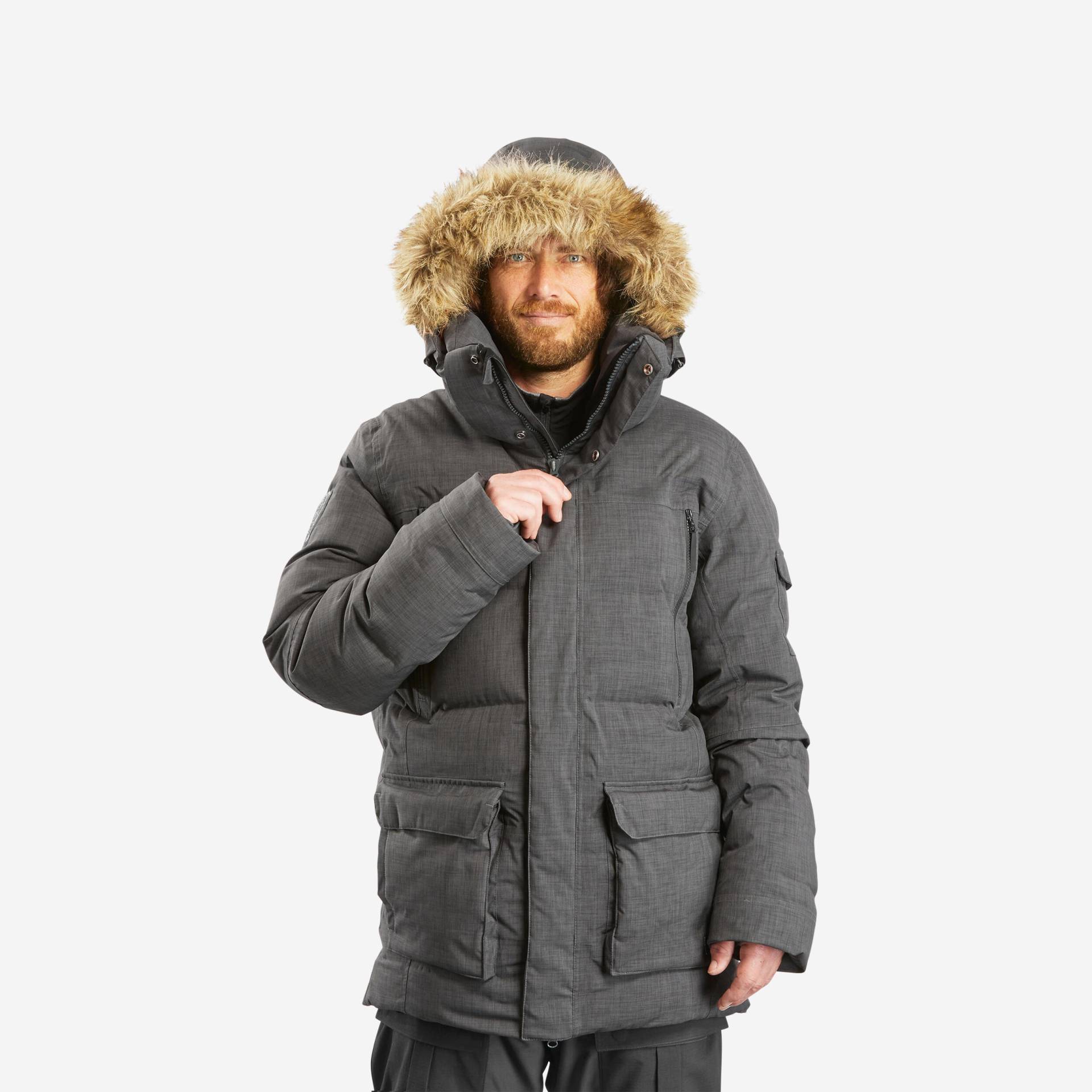 Daunenjacke Herren wasserdicht bis -25 °C Winterwandern – SH900 von FORCLAZ